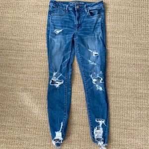 AE ripped skinny jeans